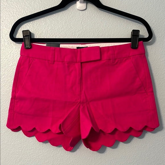 J. Crew Factory Pants - NWT J CREW FACTORY | Hot Pink Linen Blend Shorts